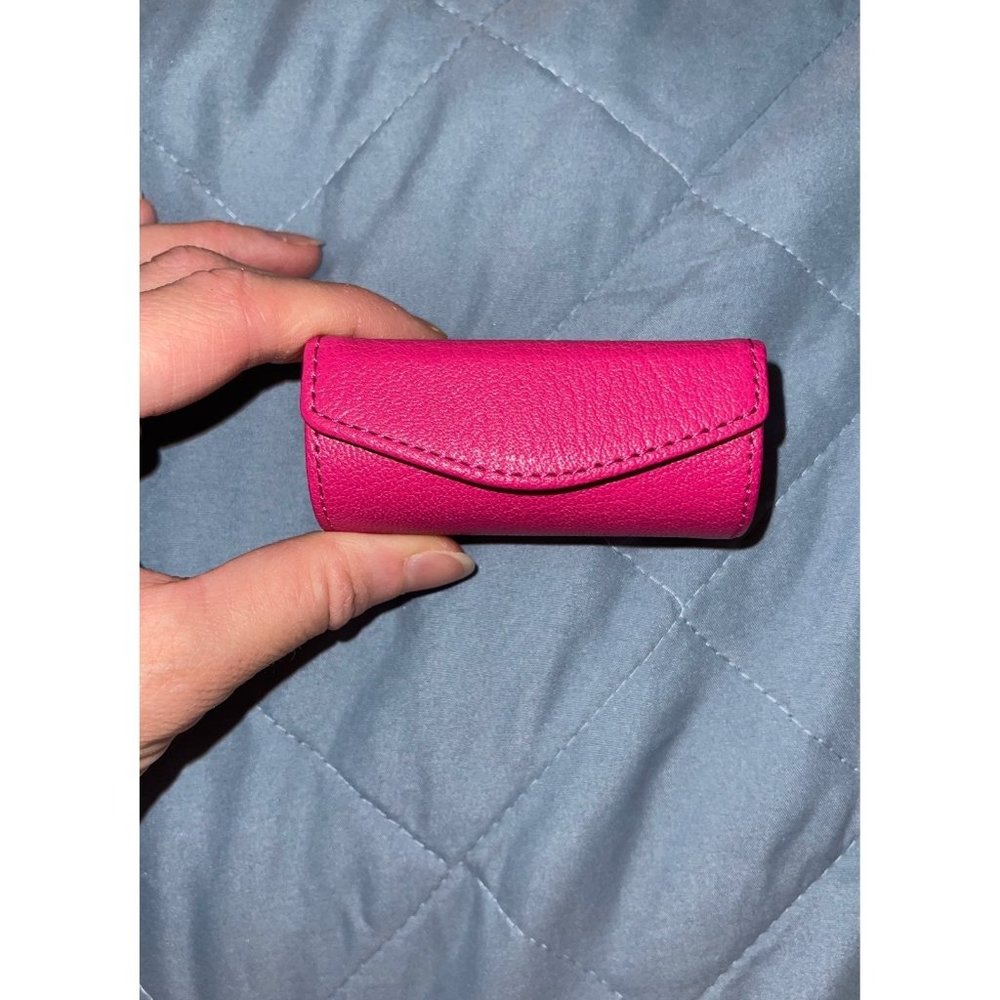 Lucrin leather Single Lipstick Case NWOT